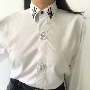 Vintage white blouse 90´s style